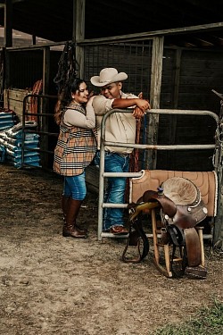 Couple in the Barn